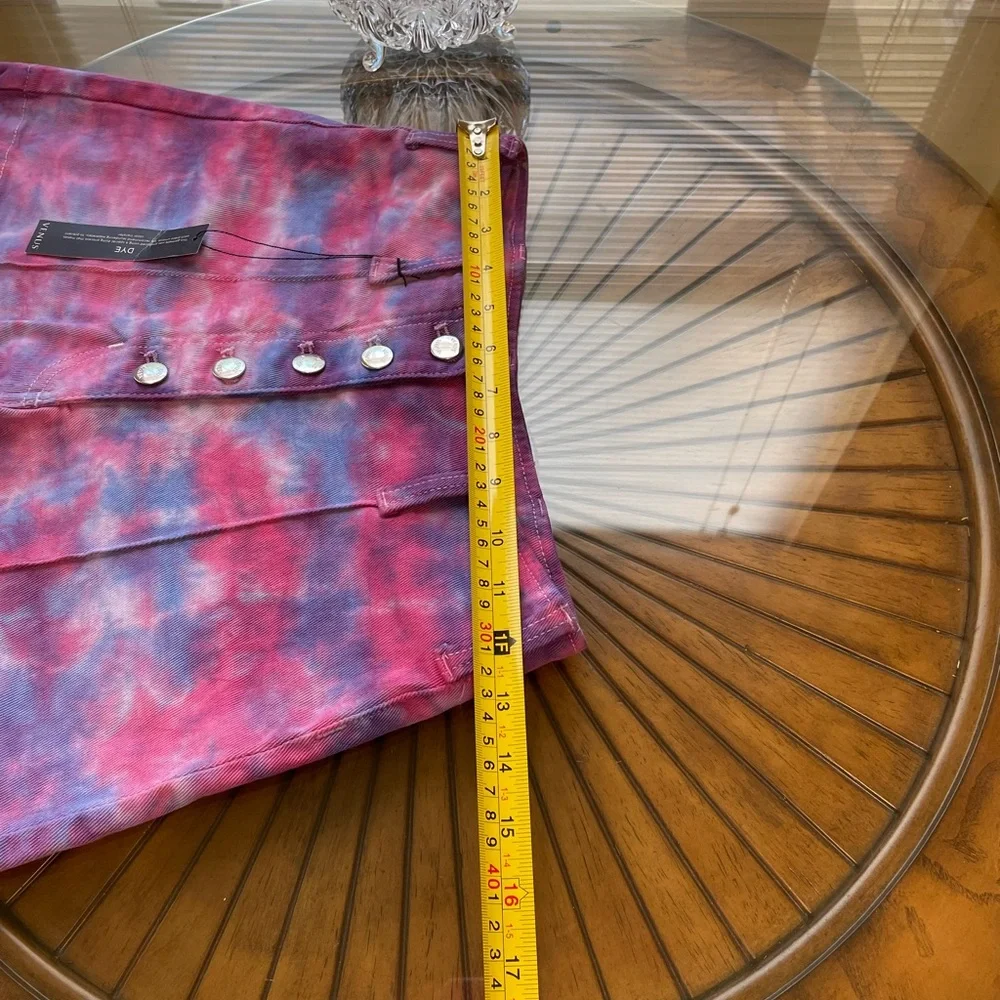 VENUS - NWT -  Denim Tie Dye Shorts US Size 4  & EUR size 36 - Picture 11 of 16